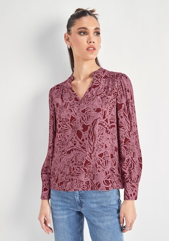 HECHTER PARIS Blouse in Red: front