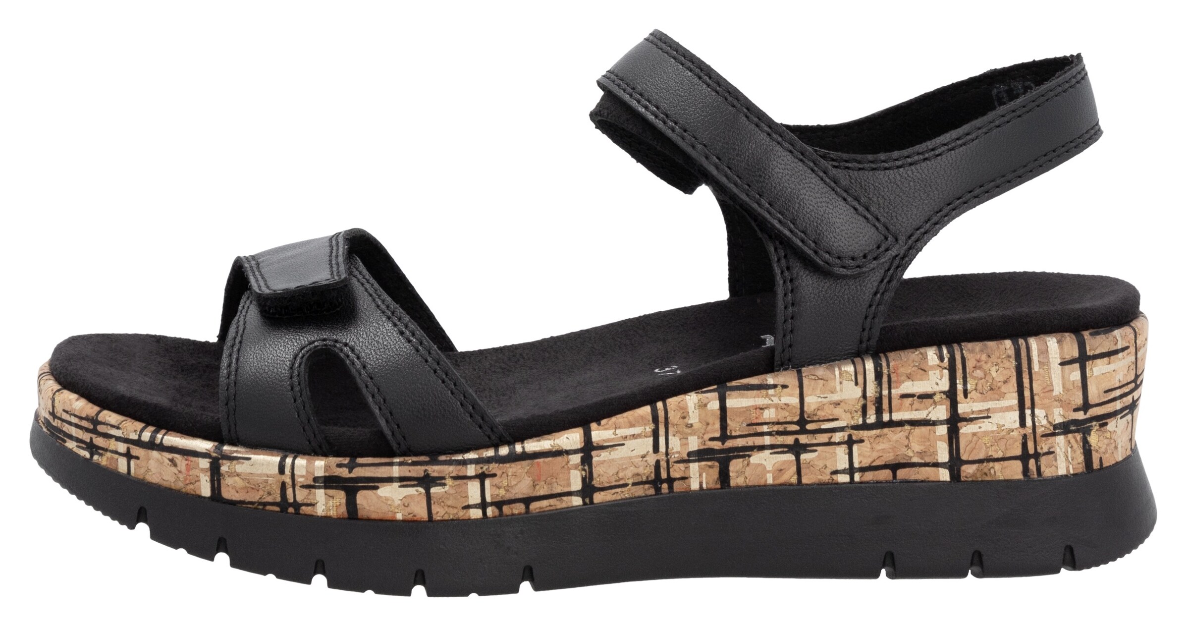 REMONTE Strap Sandals in Black