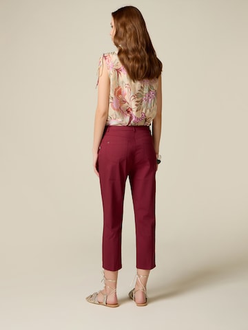 Tapered Pantaloni di oltre in lilla