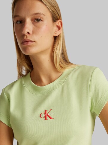Calvin Klein Jeans T-Shirt in Grün