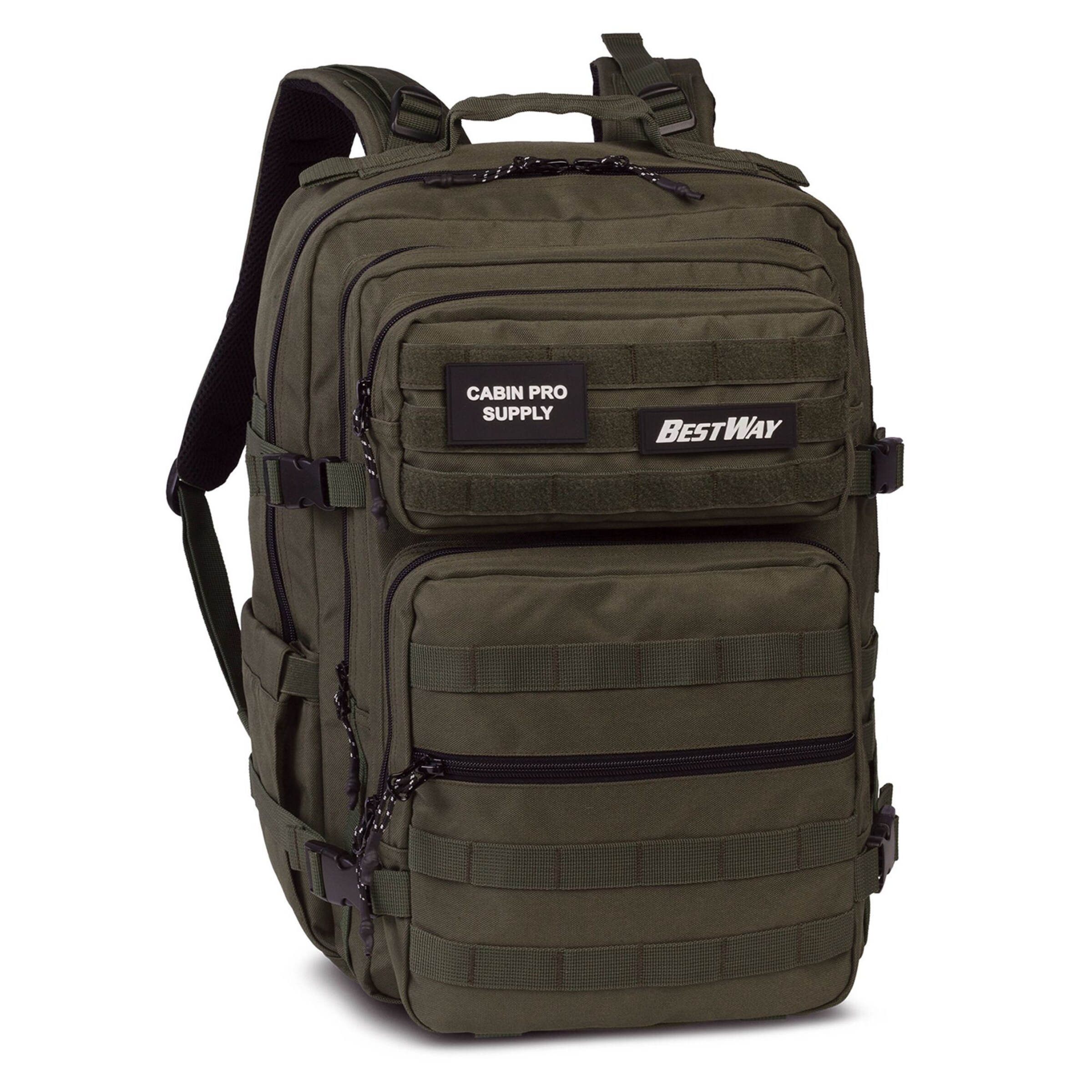 Worldpack Backpack in Green: front