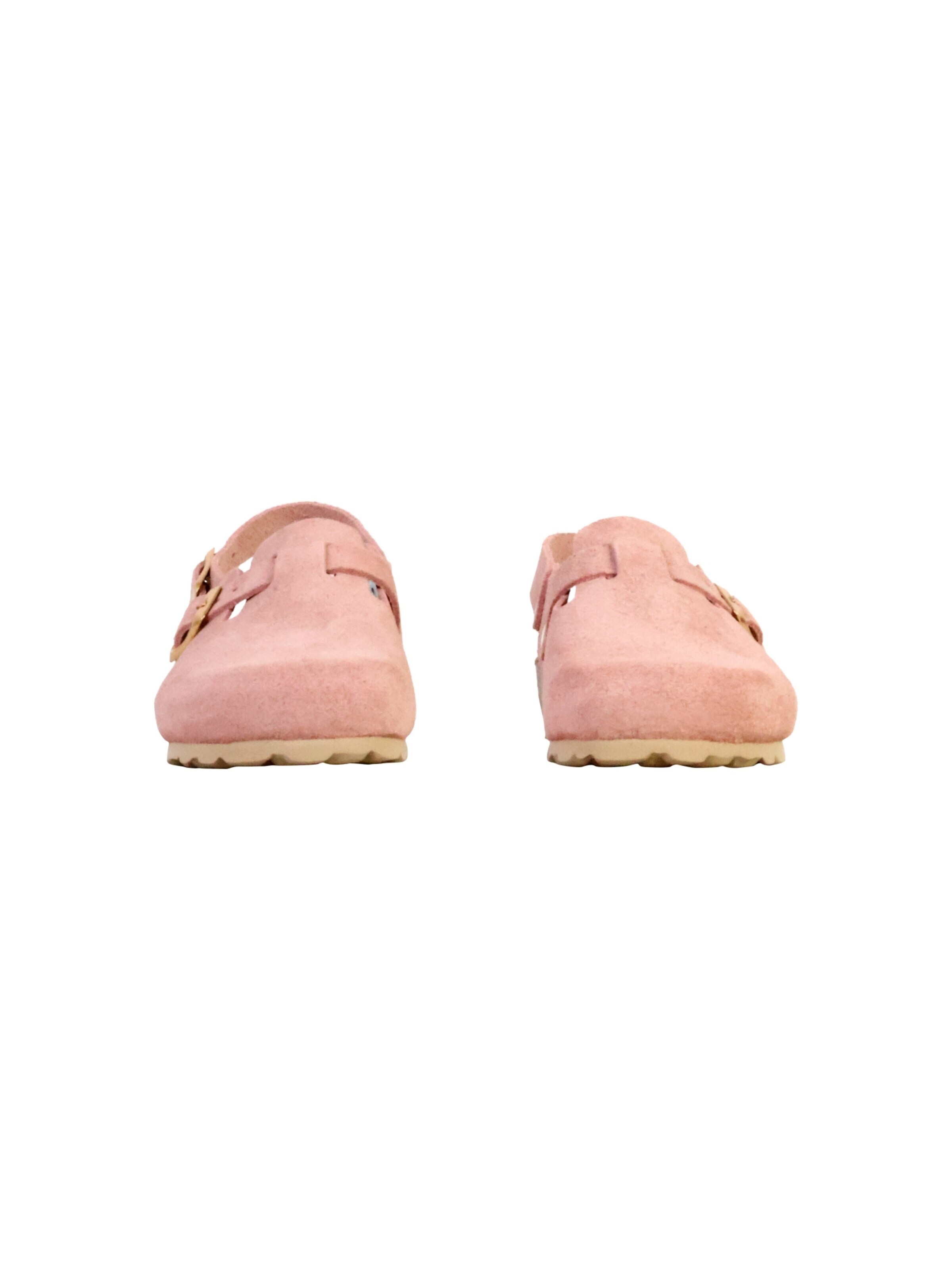 Pantoufle 'Kinder-Pantolette aus Leder Noga Boreali BS Edge' The Divine Factory en rose