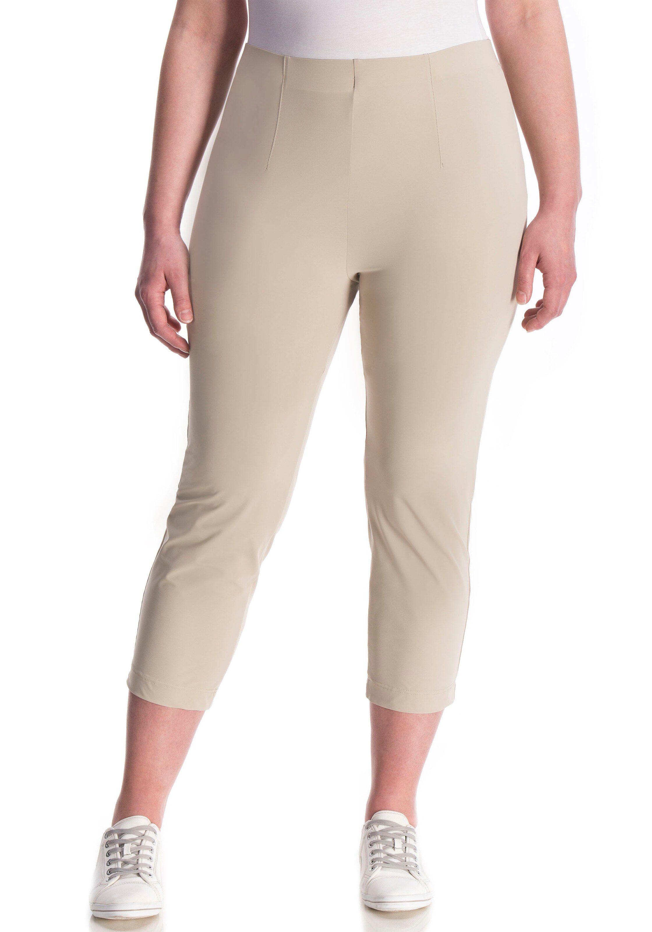 KjBRAND Slim fit Pants in Beige: front