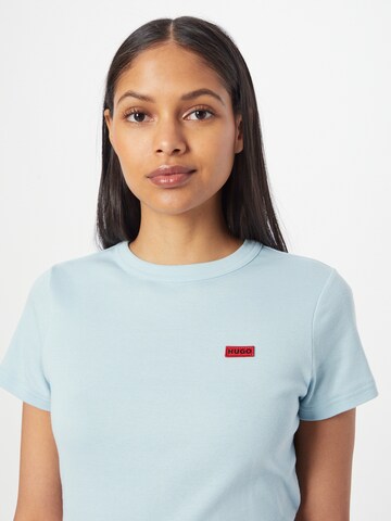 HUGO Red T-Shirt in Blau