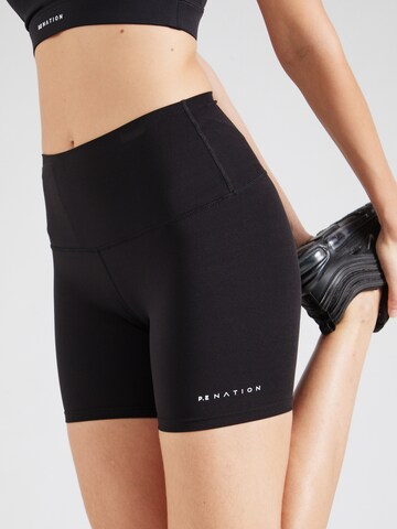 P.E Nation Skinny Sportshorts 'Frequency 5' in Schwarz