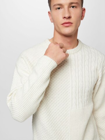 TOM TAILOR DENIM Sweater in Beige