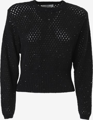 Influencer Pullover 'Pointelle' in Schwarz: predná strana