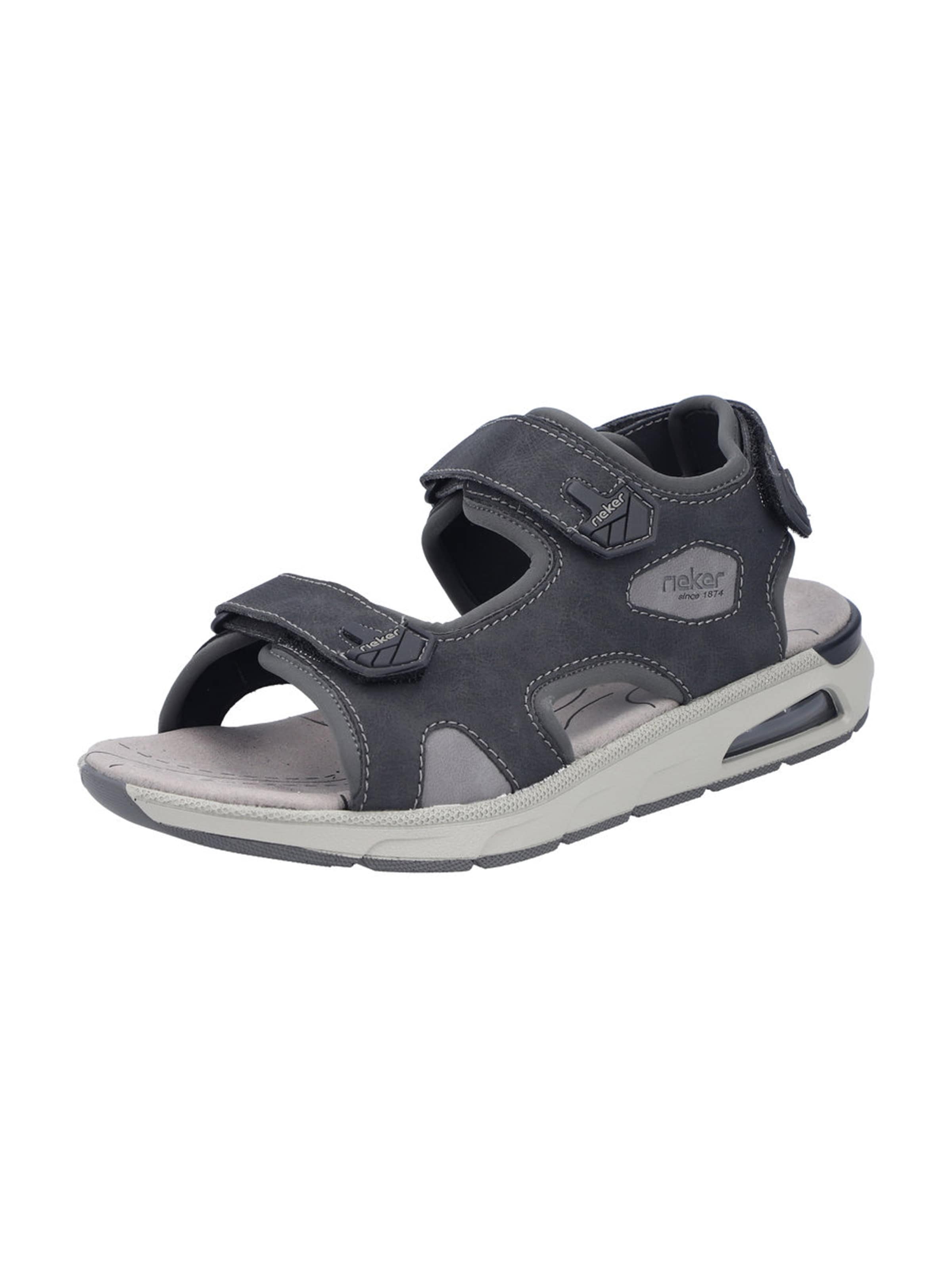 Rieker Trekingové sandály – šedá: přední strana