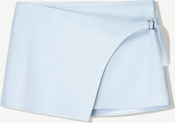 BershkaSuknja - plava boja: prednji dio