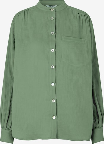 mbym Blouse 'Dona' in Groen: voorkant