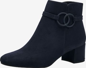 TAMARIS Ankle Boots in Blue: front