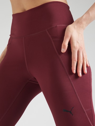 PUMA Skinny Workout Pants 'Tad Essentials' in Red