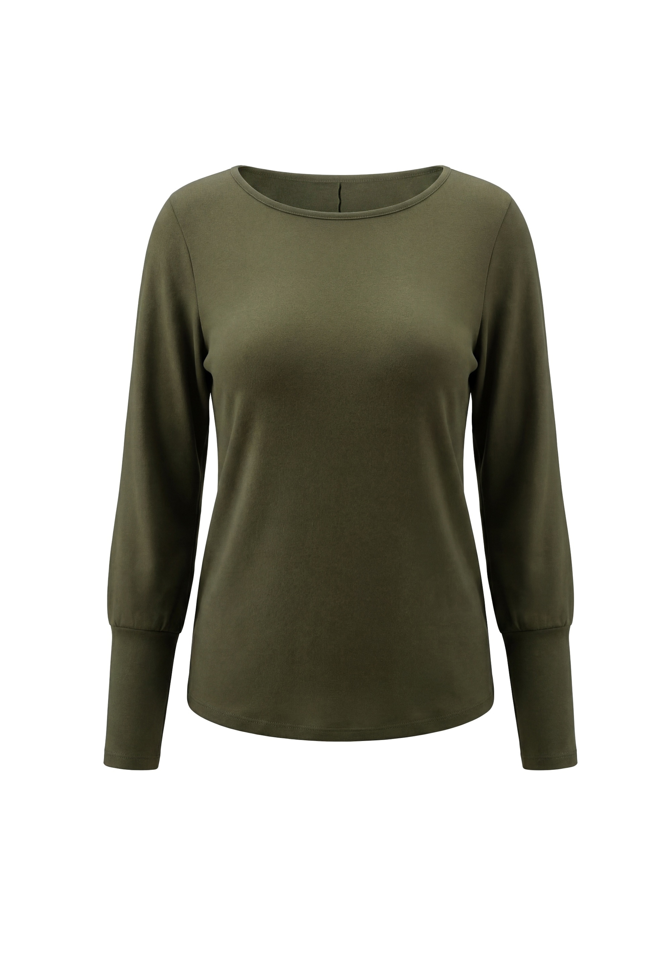 T-shirt usha WHITE LABEL en vert : devant