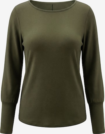 T-shirt usha WHITE LABEL en vert : devant