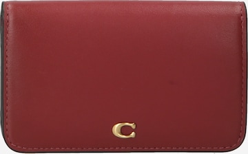 COACH Wallet in Red: front