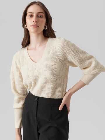 VERO MODA Pullover 'EYA' in Beige