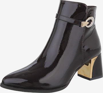 Ital-Design Stiefelette in Braun: Vorderseite