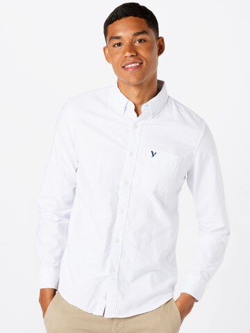 American Eagle Slim fit Skjorta i vit: framsida