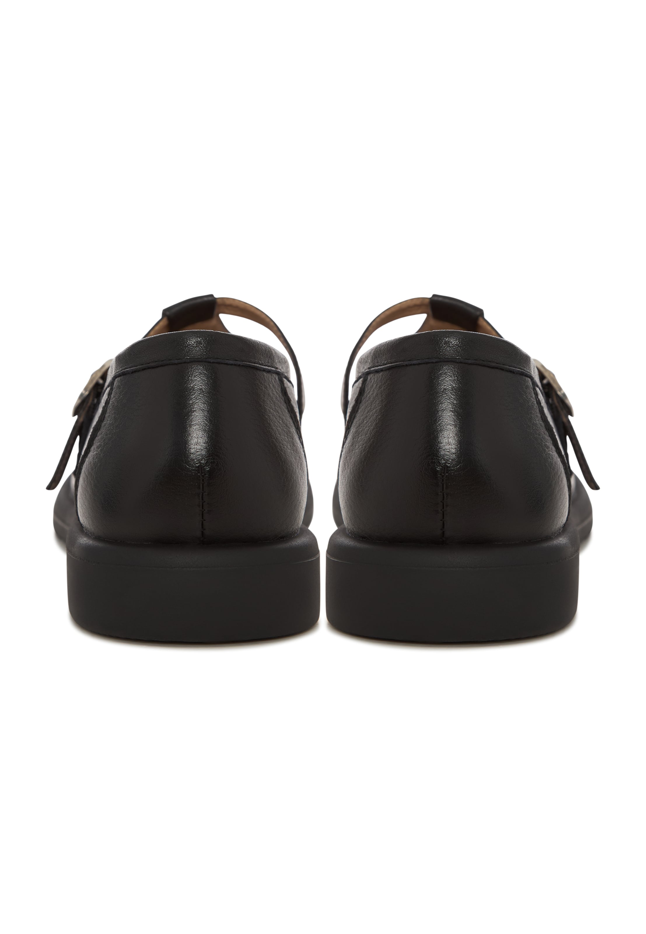 CESARE GASPARI Strap ballerina in Black