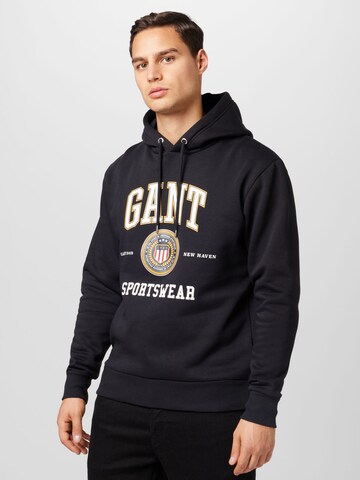 GANT Sweatshirt in Schwarz: Vorderseite