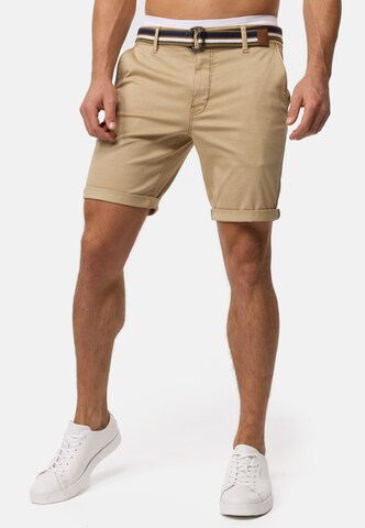 INDICODE JEANS Regular Pants 'Cunning' in Beige