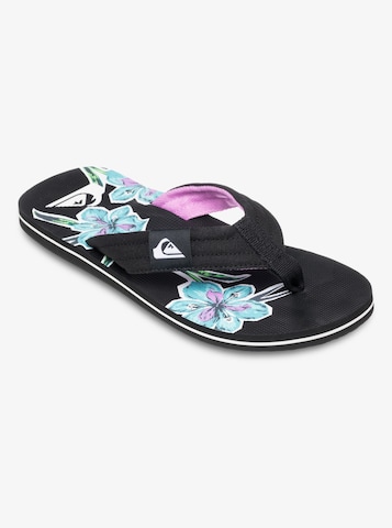 QUIKSILVER T-Bar Sandals in Black