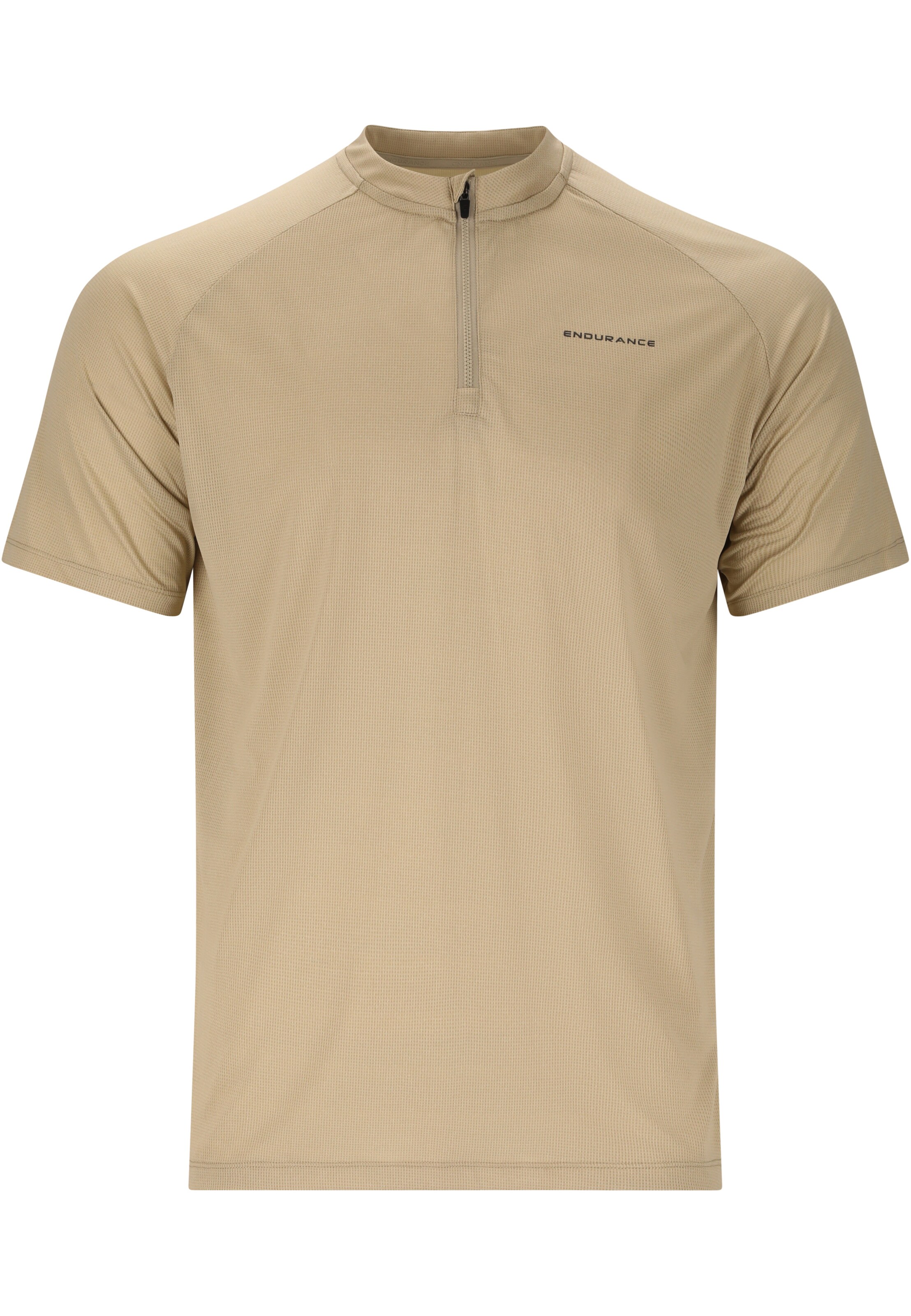 ENDURANCE Performance shirt 'Crow' in Beige: front