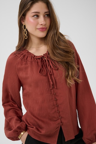 Cream - Blusa 'Goni' em castanho