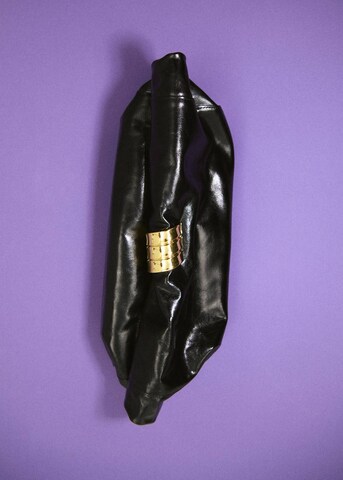 MANGO Clutch 'Twister' in Black