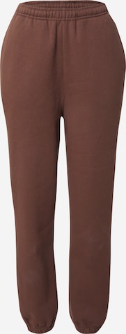 Tatiana Zidekova Tapered Trousers in Brown: front