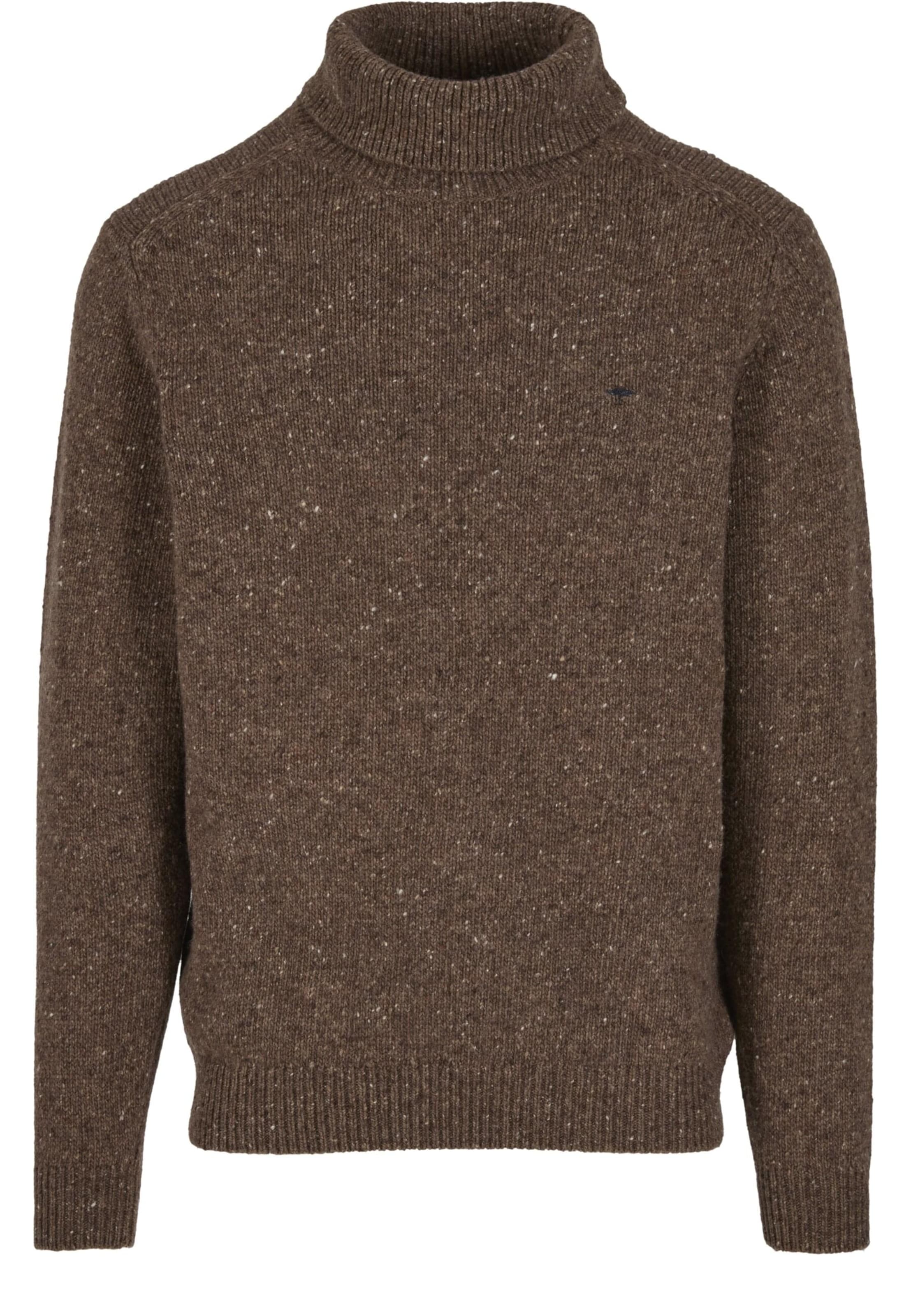 FYNCH-HATTON - Jersey 'Donegal' en marrón: frente