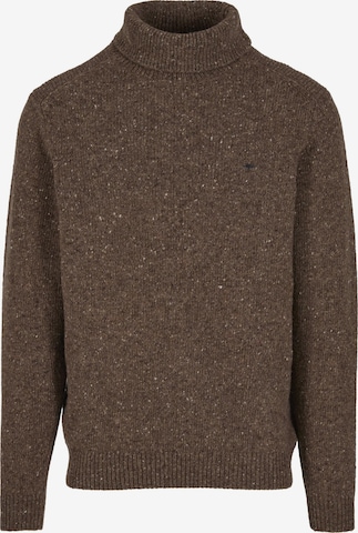 FYNCH-HATTON - Jersey 'Donegal' en marrón: frente