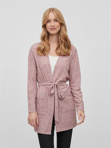 Vila Petite Knit Cardigan 'Tonja' in Pink: front