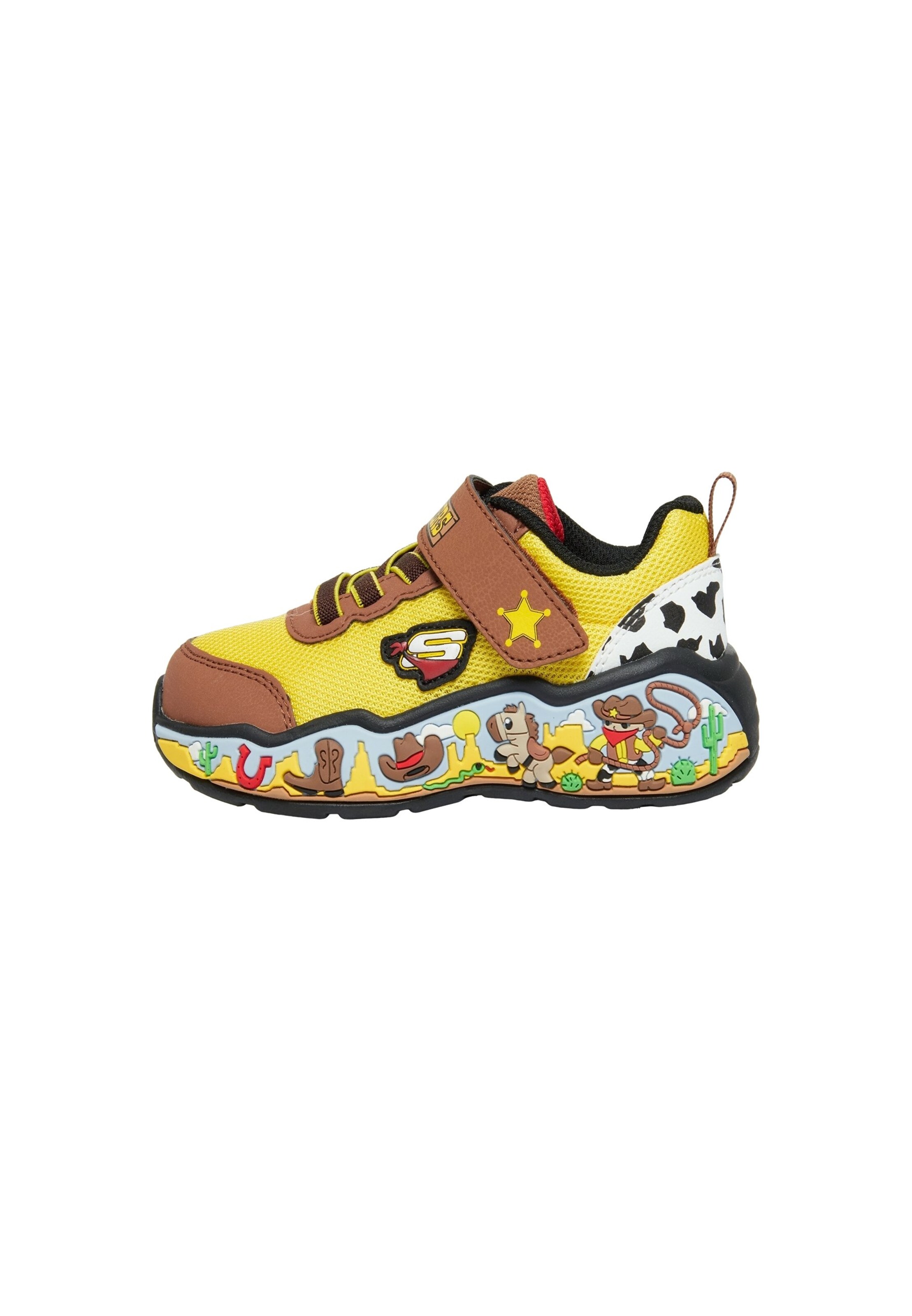 Sneaker 'Play Scene' di SKECHERS in marrone: frontale