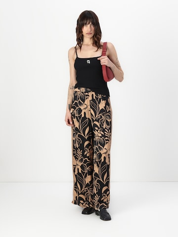 Karl Lagerfeld Top 'Ikon' in Zwart