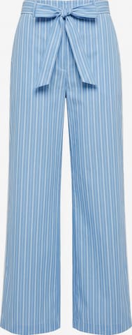 mėlyna Guido Maria Kretschmer Women Standartinis Klostuotos kelnės 'Dana': priekis