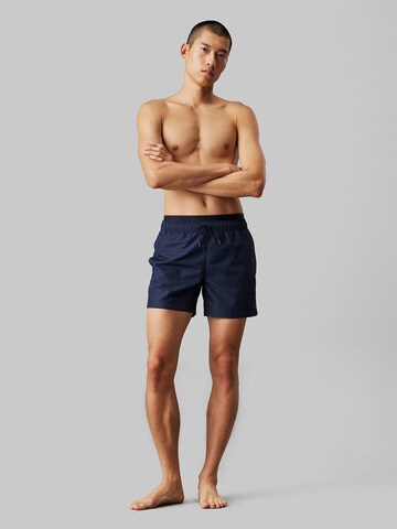 Shorts de bain 'Meta Legacy' Calvin Klein Swimwear en bleu