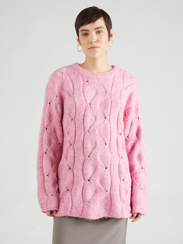 Pullover 'Siri' di Lindex in rosa: frontale