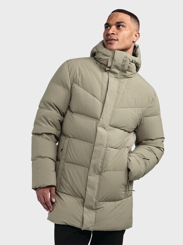 Schöffel Outdoorjas in Bruin: voorkant