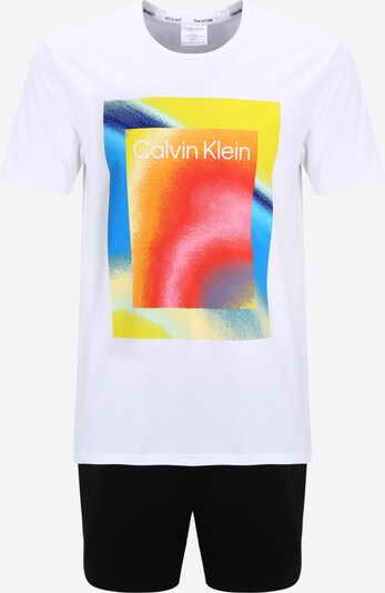 Calvin Klein Underwear Pyjama 'Pride' in gelb / rot / schwarz / weiß, Produktansicht