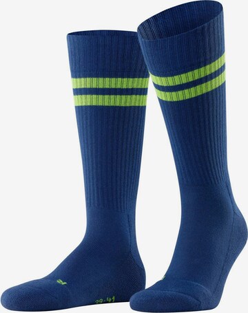 FALKE Athletic Socks 'Dynamic' in Blue: front