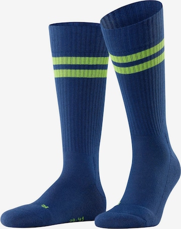 FALKE Athletic Socks 'Dynamic' in Blue: front