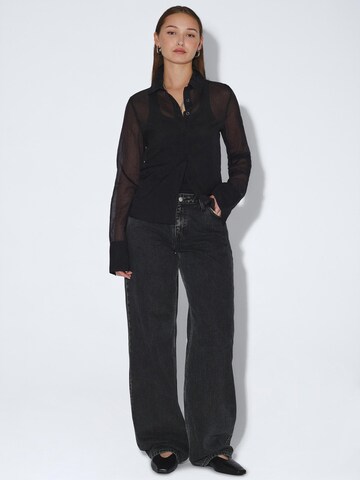 Dr. Denim Blouse 'Mila Shirt' in Zwart
