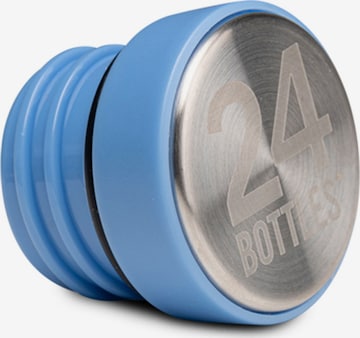 24Bottles Trinkflaschenverschluss 'Urban Lid ' in Blau: Vorderseite