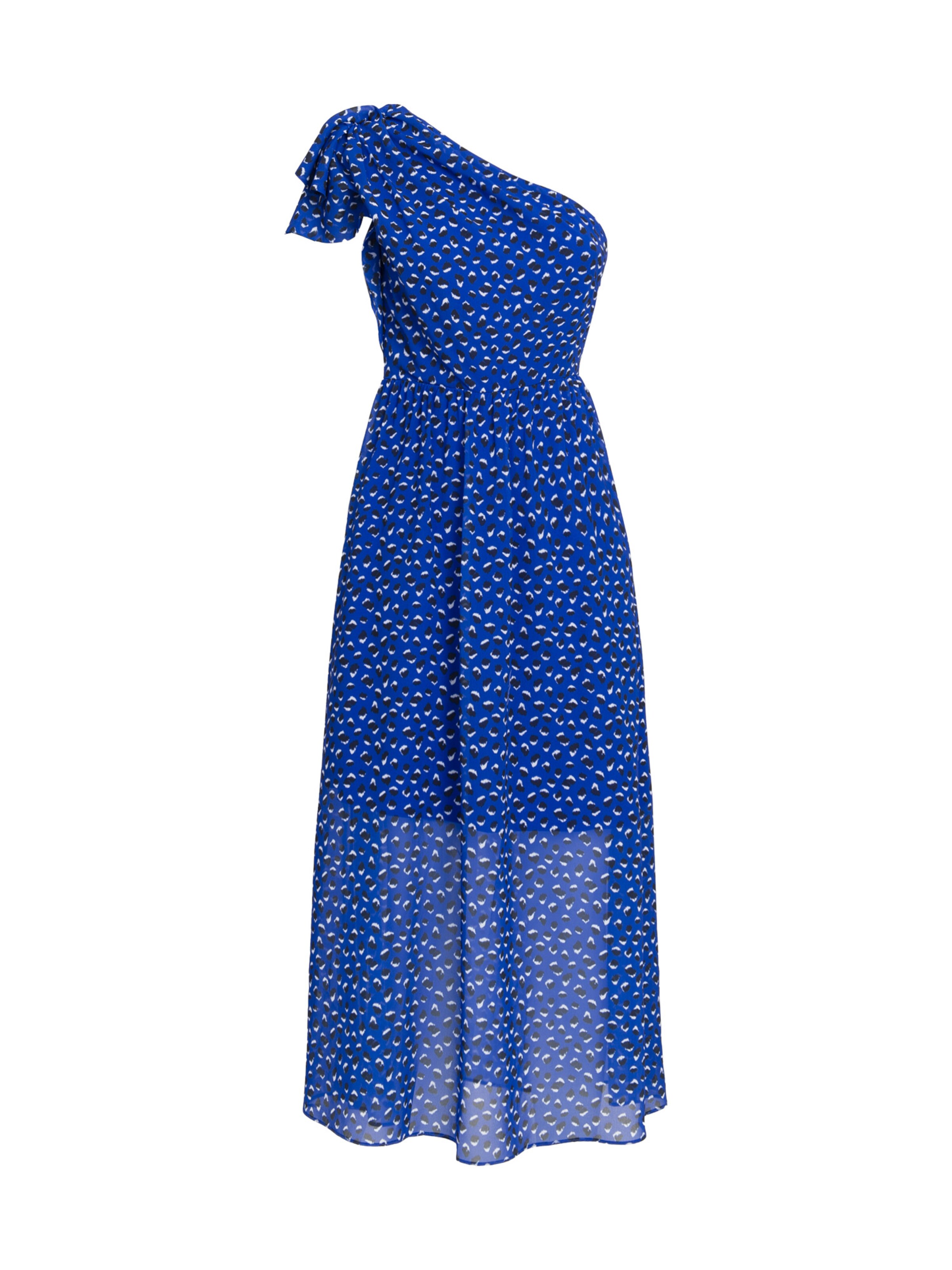 Influencer Šaty – modrá: přední strana