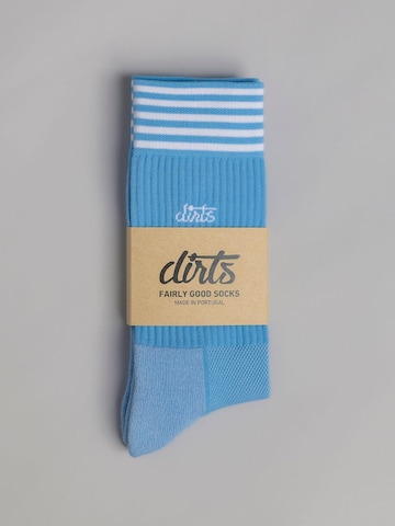 Dirts Sportsocken 'Striped Athletic Socks'‌‌‌‌‌‌ in Blau