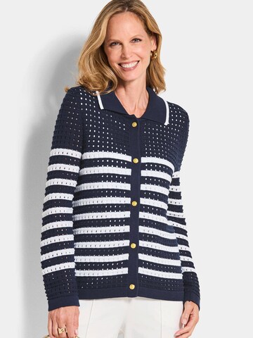 Cardigan Goldner en bleu : devant