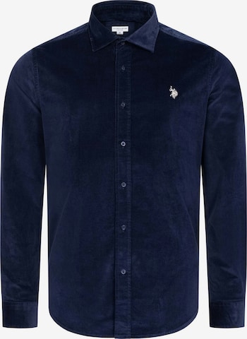 U.S. POLO ASSN. Hemd in Blau: Vorderseite