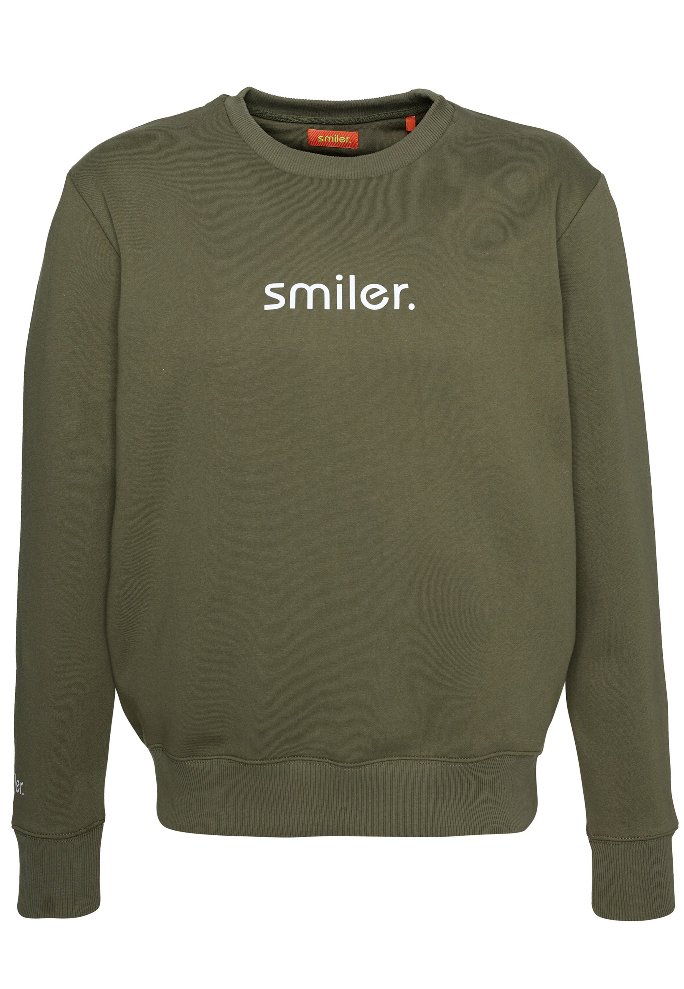 smiler. Sweater 'Cuddle' in Green: front