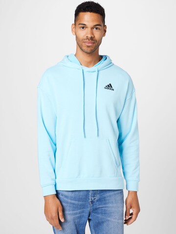 ADIDAS PERFORMANCE - Sweatshirt de desporto 'Clubhouse ' em azul: frente